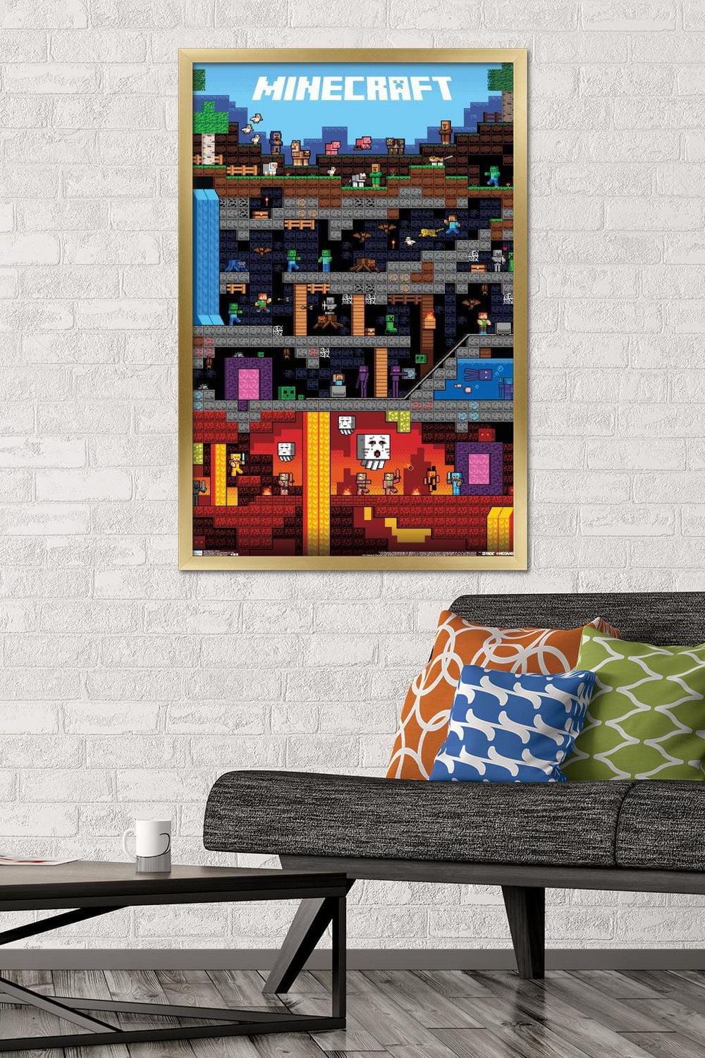 Minecraft - Worldly Wall Poster