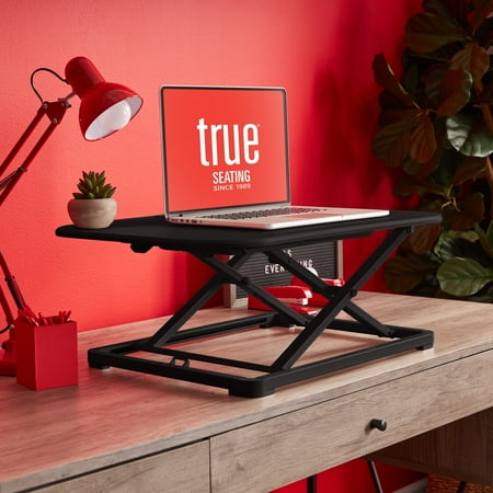 True Seating - Ergo Height Adjustable Laptop Riser Stand - Black