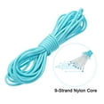 thumbnail image 3 of Uxcell Reflective Guyline Camping Paracord 4mm Nylon Tent Cord Guyline Rope Light Blue 20 Feet, 3 of 6