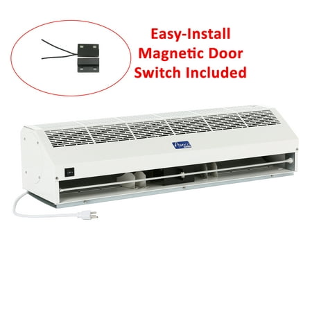 Awoco FM-1509SA1-M 36" Super Power 2 Speeds 1400 CFM Indoor Air Curtain with an Easy-Install Magnetic Door Switch