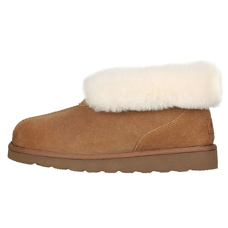 Pamir Women's Sheepskin Boot Slippers Indoor Outdoor Ankle Booties