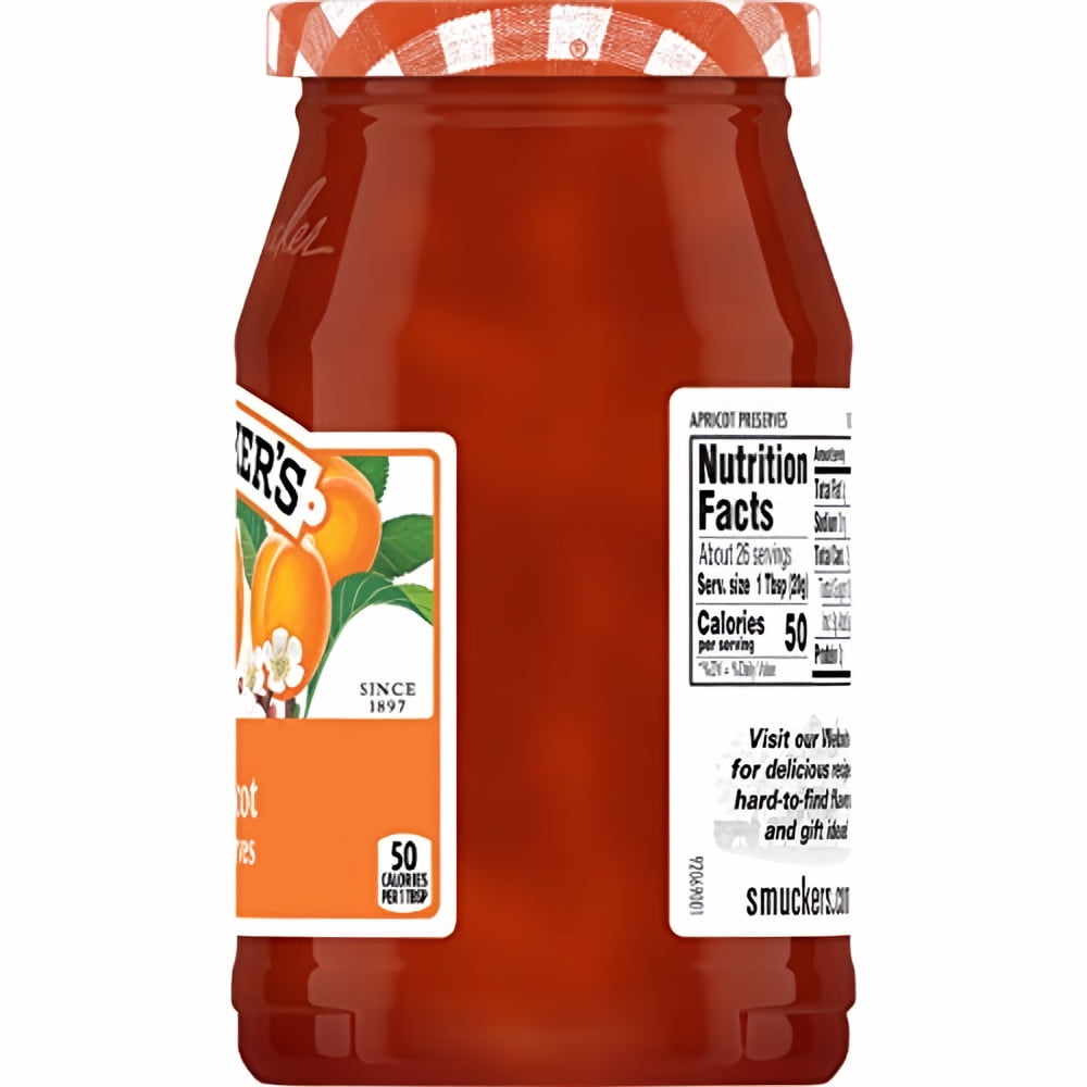 Smucker's Apricot Preserves 18 oz (Pack of 4)