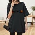 thumbnail image 5 of Halloween Tshirts for Women Short Sleeve Crewneck Cute Tops Graphic Tees for S-3XL, 5 of 6