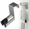 thumbnail image 3 of 1pcs Stainless Steel Holder Hook Hanger Bidet Sprayer Holder Toilet Bathroom Attachment Hanging Bracket For Hand Shower, 3 of 9