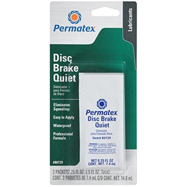 Permatex 80729 126VR Disc Brake Quiet Pack of 2