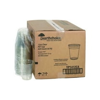 Pactiv RPET Cold Cup, 12 oz, Plastic, Clear, 420/Carton