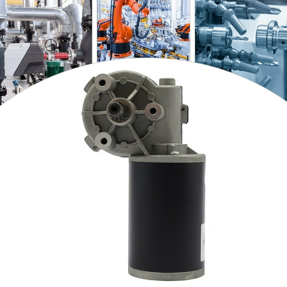 Electric Gear Motor, 12v 220 RPM DC Gearmotor, D63R-1260-220R, 60W