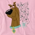 thumbnail image 2 of Scooby Doo Evolution of Scooby Doo Women's T Shirt, Pink, Large, 2 of 6