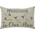 thumbnail image 3 of VHC Brands Buzzy Bees Spring Accent Pillow for Sofa Couch Living Room Chair - Blessed Bee Yourself Honey Hive Kind, 3 of 3