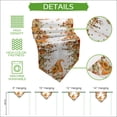 thumbnail image 5 of Fall Orange Pumpkins Table Runner Linen Burlap Table Runner 72 Inches Long Thanksgiving Autumn Gnoems Flower Leaf Dresser Scarves for Kitchen Island Coffee Dining Room Party Holiday Decor 18"x72", 5 of 8