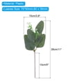 thumbnail image 2 of Hojas de Eucalipto Artificiales Uxcell, Tallos de Eucalipto en Bulto, Seda Falsa Dólar Plateado para Decoración de Verdor, Verde 12 Pcs, 2 of 6