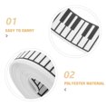 thumbnail image 2 of Shisuyan Rubans de Partition Musicale pour Piano Rubans de Vacances Multicolores 1 Rouleau, 2 of 8