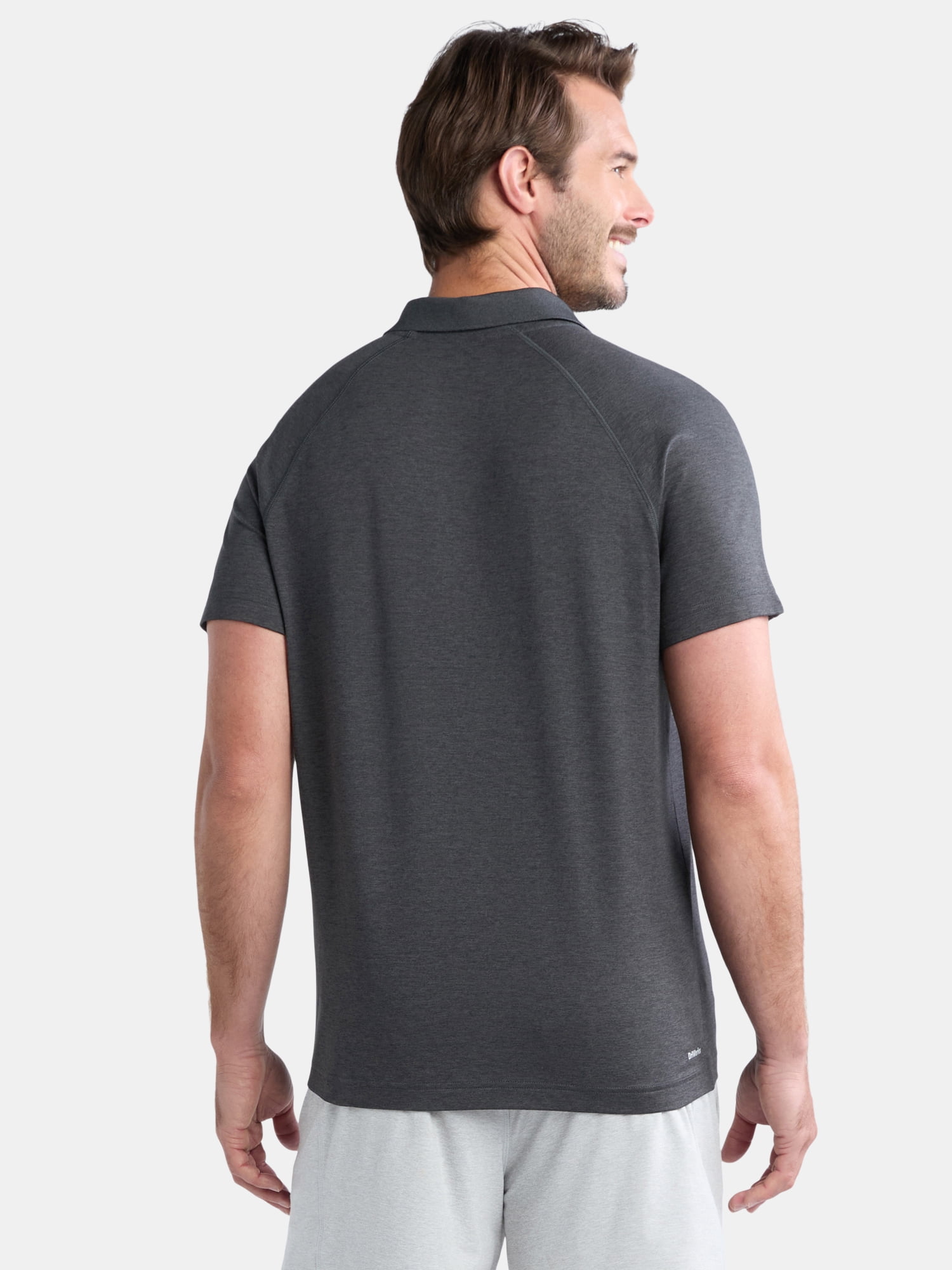 Athletic Works Men's and Big Men's ButterCore Polo Shirt, Sizes XS-5XL