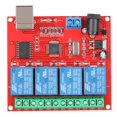 thumbnail image 1 of 4 Channel 12V USB Smart Switch Controller Relay Module Expansion Board for PC, 1 of 4