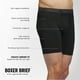 thumbnail image 2 of Calzoncillo bóxer adidas para hombre, paquete de 3 unidades, negro, gris ónix y negro, microfibra, 2 of 7