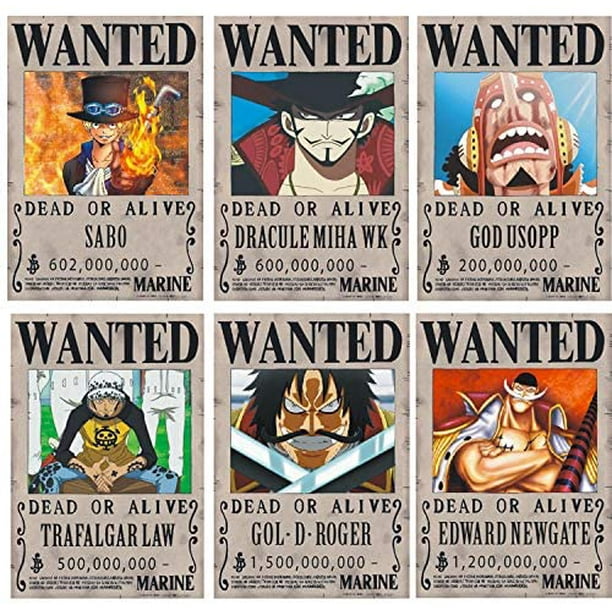 Avis de Recherche Edward Newgate Wanted | One Piece Boutique
