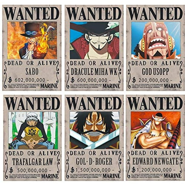 ワンピース キャラクター Wanted ポスター セット HHHC One Piece Wanted Poster 28.5cm×19.5cm, New Edition, Zorro