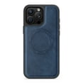thumbnail image 3 of Designed for iPhone 13 Pro Max Magnetic Phone Case,Compatible with Mag-Safe,Heavy Duty Protection,PU Leather Shockproof Non-Slip Durable Rugged Ultra Slim Thin Fit Phone Case,Darkblue, 3 of 7