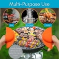 thumbnail image 4 of BBQ Grill Mitts for Outdoor Grill Grill Gloves Heat Proof Grill Accessories for Outdoor Grill Heat 2pk Mitts, 4 of 9