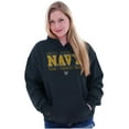 thumbnail image 3 of US Navy Logo Team Strength Value Unisex Plus Size Hoodie Brisco Brands 3X, 3 of 4