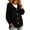AW25_Black, variant on Hooded Cardigans for Women Trendy Button Down Fall Knitted Jackets Drawstring Sweater Long Sleeve Ribbed Jackets 2026 Pink M
