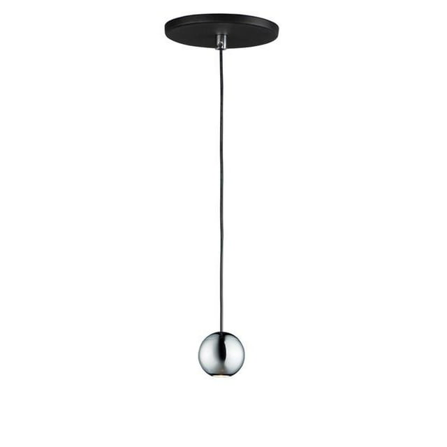 ET2 Éclairage E25024-PC 2 Po Micro 1 Lumière LED Pendentif - Chrome Poli