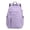 Purple, variant on School Backpack Large Capacity Nylon Backpack for High School Students Travel Daypack Blue One Size