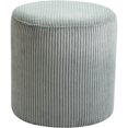 thumbnail image 7 of Meridian Furniture Roy Grey Ottoman/Stool, 7 of 7