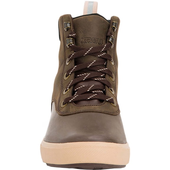 Men's Leather Lace Ankle Deck Boot