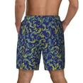 thumbnail image 3 of Xecao Uncaria Flower for Men's Swimming Trunks Swim Trunks Quick Dry Swim Shorts with Mesh Lining Funny Swimwear Bathing Suits, 3 of 9