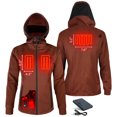 thumbnail image 4 of ActionHeat 5V Women's Battery Heated Slim Fit Hoodie- Picante, 4 of 9