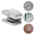 thumbnail image 2 of 2PCS Adjustable Sliding Shower Door Bottom Guide Frameless Glass Sliding Door Stopper Glass Door Guide Shower Door Track Guide, 2 of 8