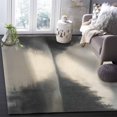 thumbnail image 5 of Area Rugs Indoor Non-Slip Rectangle Rug 2x3 Ft Lake Mountain Landscape Fog Forest Modern Nature Rug Rubber Backing Floor Mats Non Shedding Home Decor Carpet for Entryway Living Room, 5 of 8