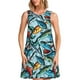thumbnail image 1 of Disketp Colorful Fishing Baits para Vestido sin Mangas para Mujeres, Vestidos de Verano para Mujeres, Casual y Holgado para la Playa, 1 of 7