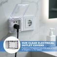 thumbnail image 4 of Uxcell 8.27 x 4.72 x 3.15 Inch Outlet Cover Box, Transparent Black, 4 of 7