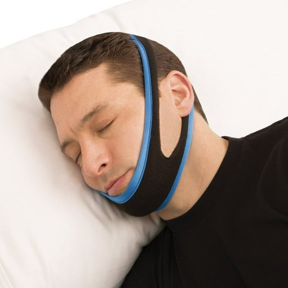 SleepPro Anti Snoring Chin Strap - Sleep Aid that Stops Snoring & Ease Breathing - Effective Snore Relief - Snore Stopper Jaw Support - Natural, Comfortable & Adjustable
