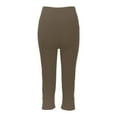 thumbnail image 5 of Womens Stretch Capri Pants Straight Legs Lightweight Soft Elastic Waisted Trousers 2026, 5 of 9