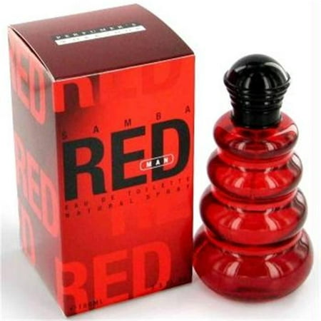 Apple Gel Eau De Toilette - SAMBA RED by Perfumers Workshop Gift Set -- 3.4 oz Eau De Toilette Spray + 4.4 oz Shower Gel
