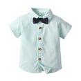 thumbnail image 4 of Boys 2 Piece Pajamas,Kids Short Summer Sleepwear Set,6-12 Months 12-24 Months 2t 3t 4t 5t 6t 7t Children Boys Cozy Short Sleeves And Shorts Pjs,Beach 5 Years, 4 of 7