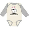 thumbnail image 3 of Inktastic Glammas Snuggle Bunny Easter Boys Long Sleeve Baby Bodysuit, 3 of 5