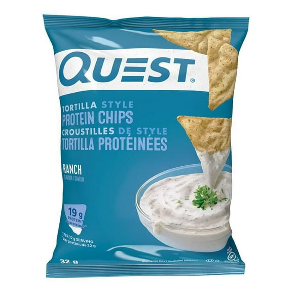 Quest Tortilla Style Protein Chips, Ranch Flavour