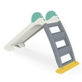 thumbnail image 2 of Dolu: Children's Slide - White, Grey, Green - Waterslide Hose Attachment, Indoor/Outdoor, Durable Plastic, 52.4 x 17.7 x 28.4", Toddler & Kids Age 2+, 2 of 7