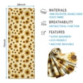 thumbnail image 2 of Beige Sunflower Pattern Hot Yoga Mat Towel Non Slip for Hot Yoga - Quick-Drying Yoga Mat Cover with 4 Corner Pockets with Travel Bag - Hot Yoga Towel Non Slip Grip Moisture Wicking Sweat 70"x26", 2 of 6