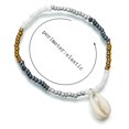 thumbnail image 3 of Women Beach Anklet Handmade Fashion Shell Decor Beaded Charm Anklet Foot Chain, 3 of 10