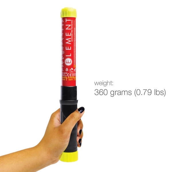 Element Fire E100 40100 Portable Compact Fire Extinguisher 100 Second Discharge