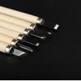 thumbnail image 1 of Cuchillo para Tallar Madera, Cincel de Madera, 6 piezas, Kit de Cincel para Cuchillo para Tallar Madera, Herramienta Básica y Detallada para Tallar Madera, Herramienta Manual, 1 of 7