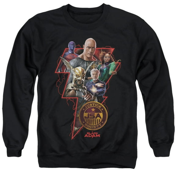 Black Adam, Character Bolt Unisex Adult Crewneck Sweatshirt