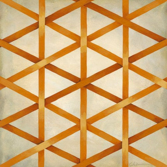 Marmont Hill "Woven Symmetry IV" Painting Print on Wrapped Canvas