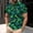 #291-Green, variant on Handshe Men's St.Patrick's Day Print Shirt, Short Sleeve Button-Up Collar for Holiday Celebration and Casual Wear