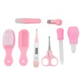 thumbnail image 3 of Herramienta De Manicura Kit De Manicura 8 Piezas Conveniente Daily Baby Nail Clipper Tijeras Cepillo De Pelo Peine Kit De Cuidado De Manicura Rosa ANGGREK Otros, 3 of 8